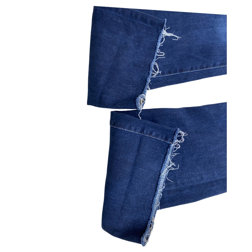 Joes Jeans Womens High Rise Flare Raw‎ Hem Dark Wash Stretch Denim Blue Size 25 - Picture 8 of 13